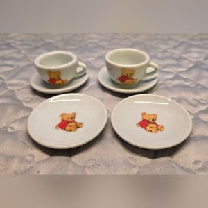 BB8 Battat Porcelain Min8 Tea Set Teddy Bears Doll Sized 6 Replacement Pieces